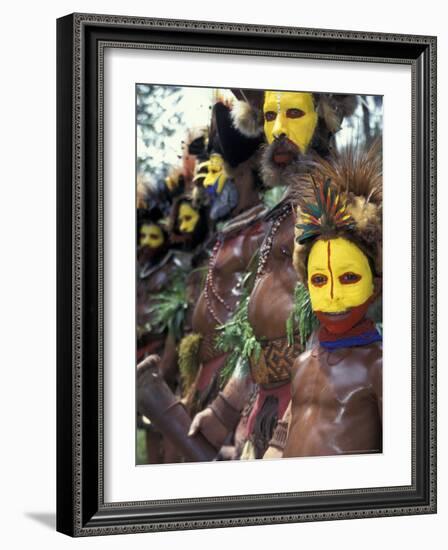 Coastal Tribe Natives, Oro, Papua New Guinea-Michele Westmorland-Framed Photographic Print