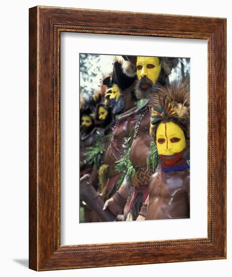 Coastal Tribe Natives, Oro, Papua New Guinea-Michele Westmorland-Framed Photographic Print