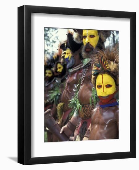 Coastal Tribe Natives, Oro, Papua New Guinea-Michele Westmorland-Framed Photographic Print