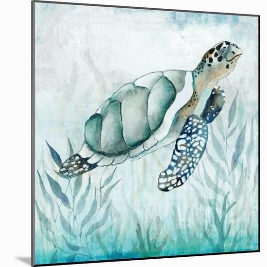 Coastal Turtle I-Janet Tava-Mounted Art Print