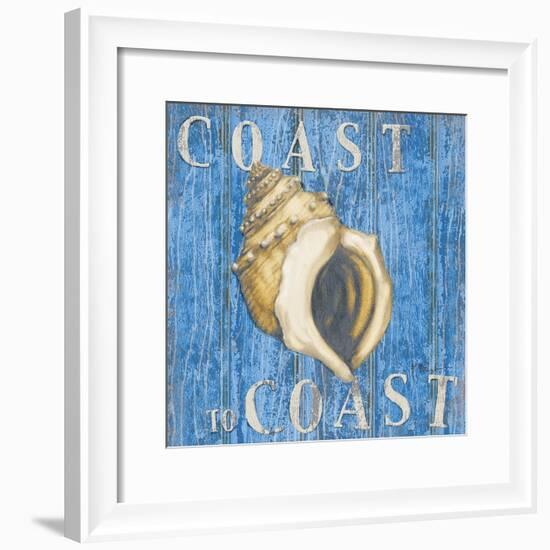 Coastal USA Conch-Paul Brent-Framed Art Print