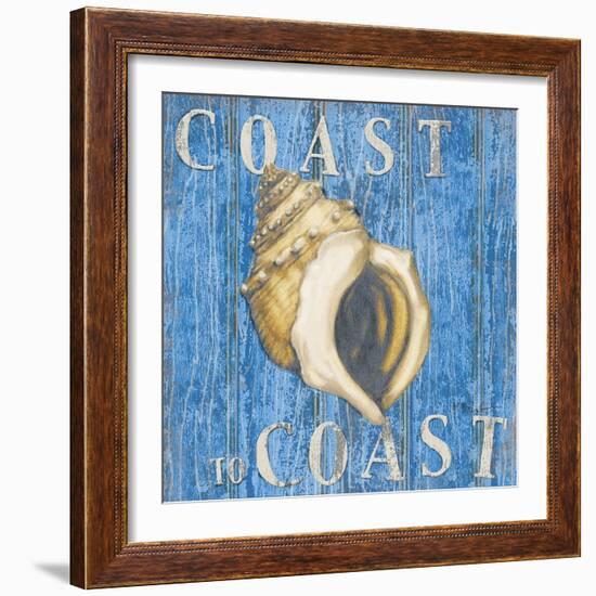 Coastal USA Conch-Paul Brent-Framed Art Print