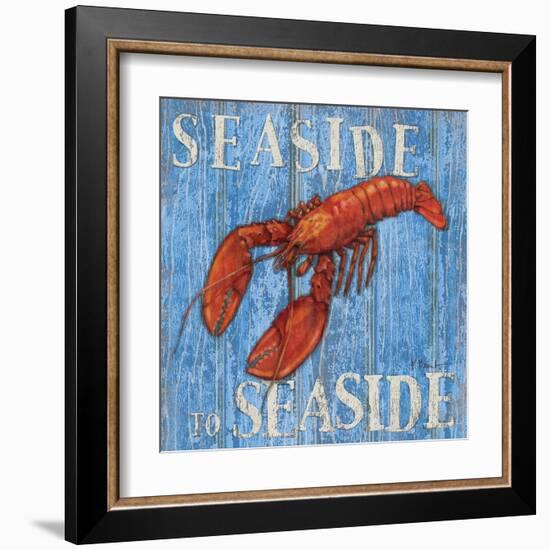 Coastal USA Lobster-Paul Brent-Framed Art Print