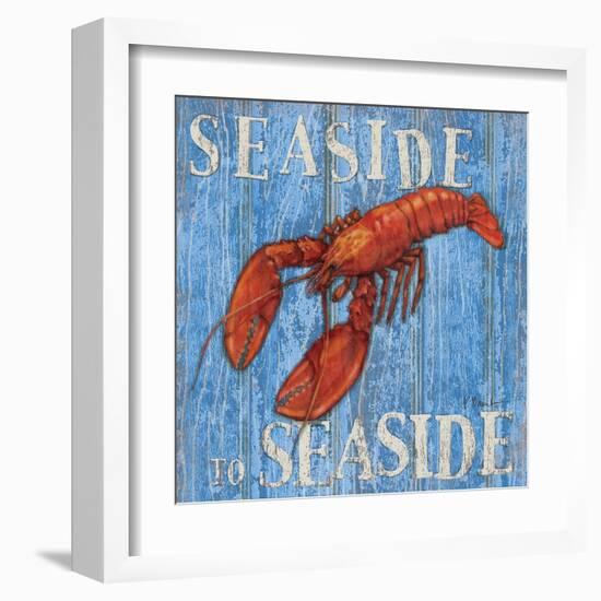 Coastal USA Lobster-Paul Brent-Framed Art Print