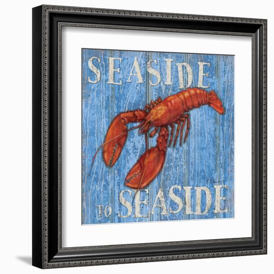 Coastal USA Lobster-Paul Brent-Framed Art Print