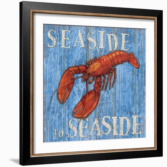 Coastal USA Lobster-Paul Brent-Framed Art Print