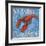 Coastal USA Lobster-Paul Brent-Framed Art Print