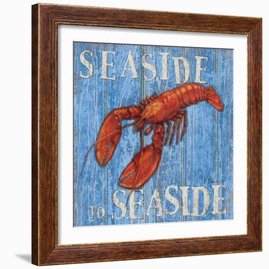 Coastal USA Lobster-Paul Brent-Framed Premium Giclee Print