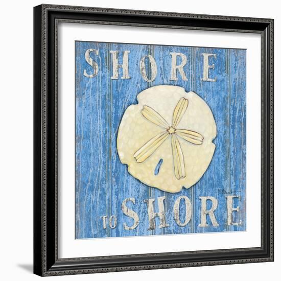 Coastal USA Sand Dollar-Paul Brent-Framed Art Print