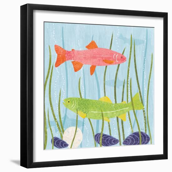 Coastal Vibes II-Veronique Charron-Framed Art Print