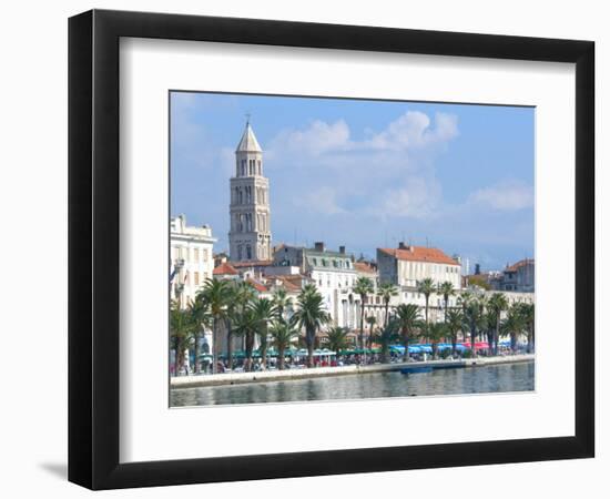 Coastal View of Embankment, Split, Croatia-Lisa S. Engelbrecht-Framed Photographic Print