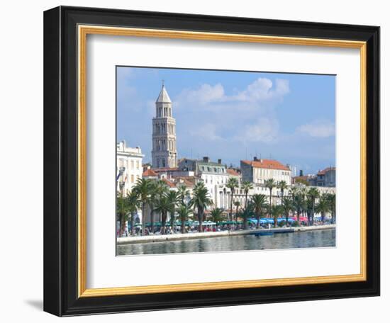 Coastal View of Embankment, Split, Croatia-Lisa S. Engelbrecht-Framed Photographic Print