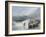 Coastal View with Fishermen and Boats, Storm Clouds Beyond, 1820-Richard Parkes Bonington-Framed Giclee Print