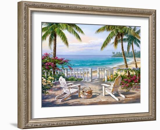 Coastal View-Sung Kim-Framed Art Print