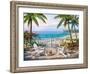 Coastal View-Sung Kim-Framed Art Print