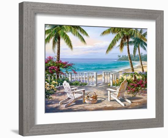 Coastal View-Sung Kim-Framed Art Print