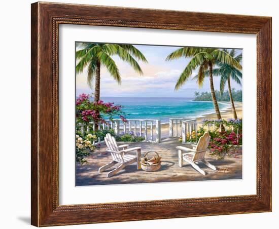 Coastal View-Sung Kim-Framed Art Print