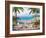 Coastal View-Sung Kim-Framed Art Print