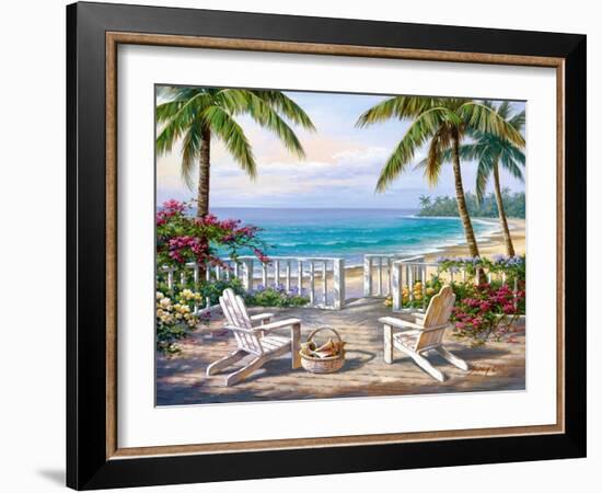 Coastal View-Sung Kim-Framed Art Print