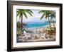 Coastal View-Sung Kim-Framed Art Print