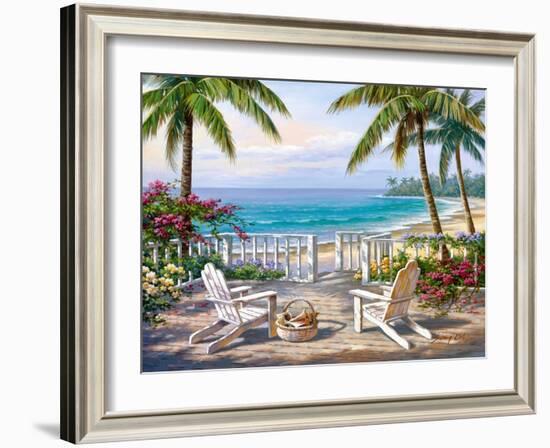 Coastal View-Sung Kim-Framed Art Print