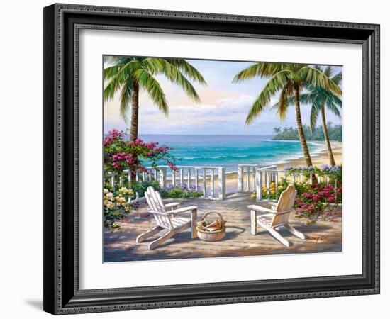 Coastal View-Sung Kim-Framed Art Print