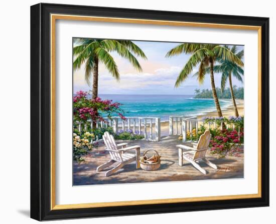 Coastal View-Sung Kim-Framed Art Print