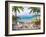 Coastal View-Sung Kim-Framed Art Print