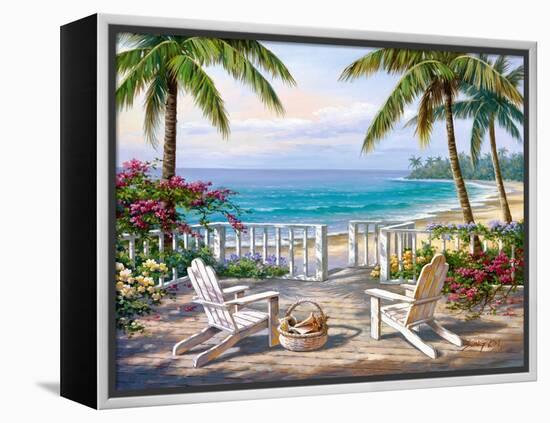 Coastal View-Sung Kim-Framed Stretched Canvas