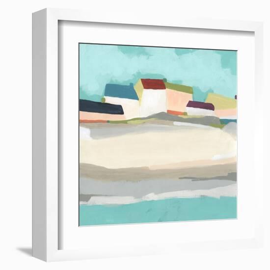 Coastal Village II-June Vess-Framed Art Print