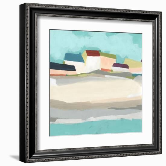 Coastal Village II-June Vess-Framed Art Print