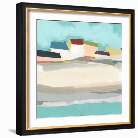 Coastal Village II-June Vess-Framed Premium Giclee Print