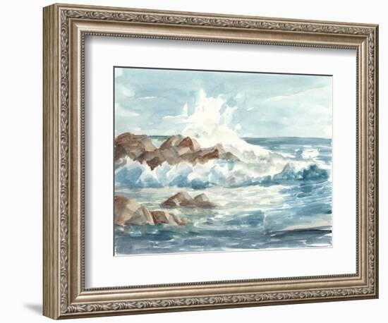 Coastal Watercolor I-Ethan Harper-Framed Art Print