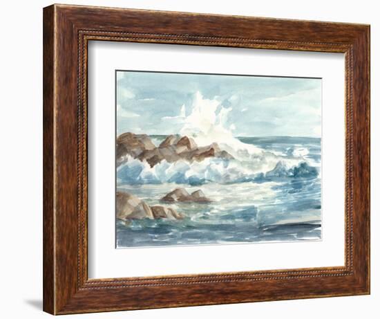 Coastal Watercolor I-Ethan Harper-Framed Art Print