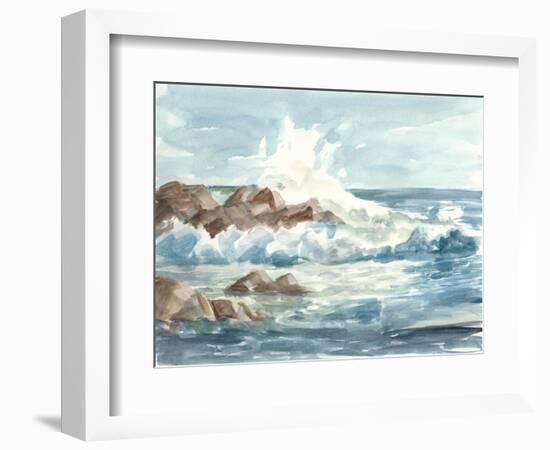 Coastal Watercolor I-Ethan Harper-Framed Art Print