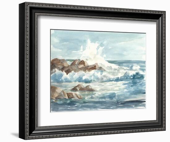 Coastal Watercolor I-Ethan Harper-Framed Art Print