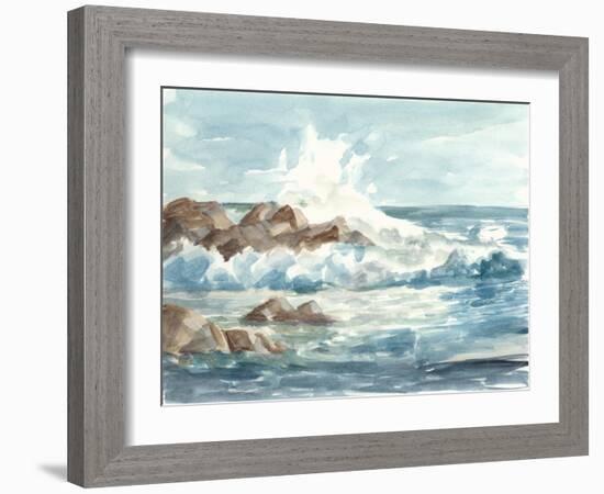 Coastal Watercolor I-Ethan Harper-Framed Art Print
