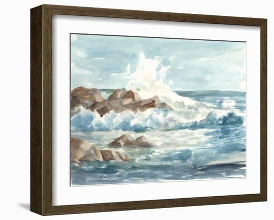 Coastal Watercolor I-Ethan Harper-Framed Art Print