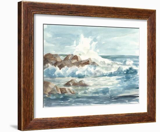 Coastal Watercolor I-Ethan Harper-Framed Art Print