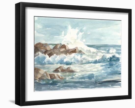 Coastal Watercolor I-Ethan Harper-Framed Art Print