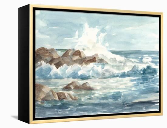 Coastal Watercolor I-Ethan Harper-Framed Stretched Canvas