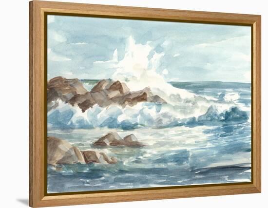 Coastal Watercolor I-Ethan Harper-Framed Stretched Canvas