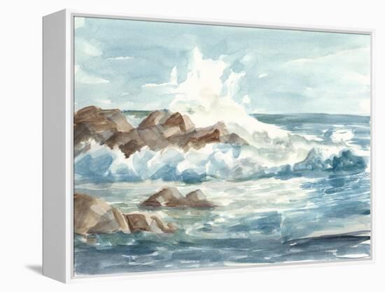 Coastal Watercolor I-Ethan Harper-Framed Stretched Canvas