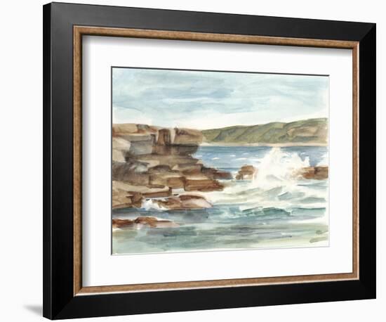 Coastal Watercolor III-Ethan Harper-Framed Art Print