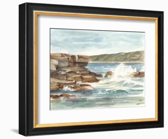 Coastal Watercolor III-Ethan Harper-Framed Art Print