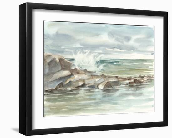 Coastal Watercolor IV-Ethan Harper-Framed Art Print