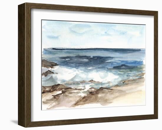 Coastal Watercolor V-Ethan Harper-Framed Art Print