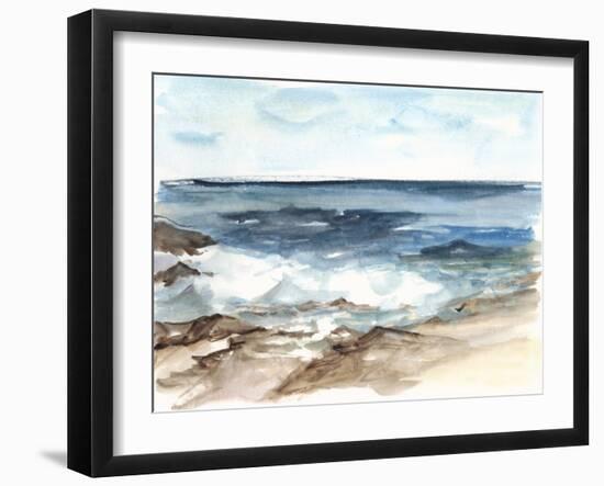 Coastal Watercolor V-Ethan Harper-Framed Art Print