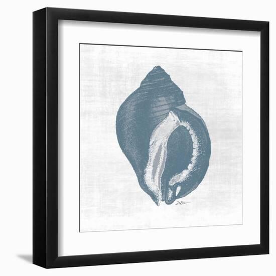 Coastal Waters 3 Blue-Denise Brown-Framed Art Print