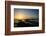 Coastal Waters At Sunset-Chuck Burdick-Framed Photographic Print